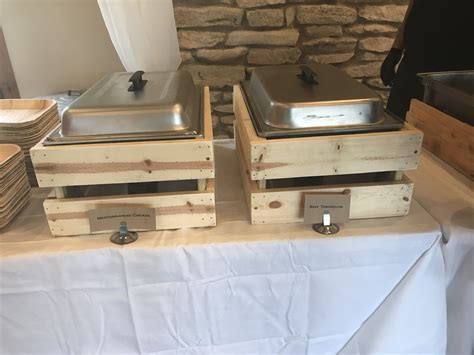 Rustic Chafing Dishes 